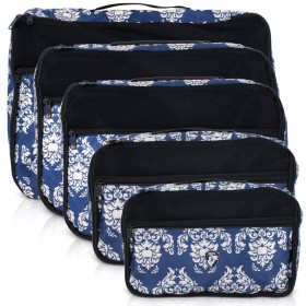 Heys - Exotic 5pc Packing Cube Set - Damask