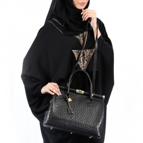 Massimiliano Incas - Ostrich Black Bag
