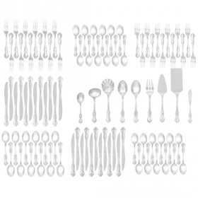 Reed & Barton - 93 Pieces Duchess of Marlborough Flatware and Chest Combo