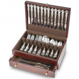 Reed & Barton - 93 Pieces Duchess of Marlborough Flatware and Chest Combo