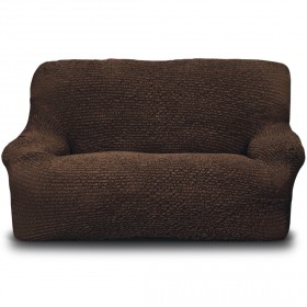 باولاتو – غطاء مايكرو فايبر لأريكة بمقعدين – اللون البني