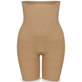 أستس من سبانكس - شورت عالي الخصر - باللون البيج