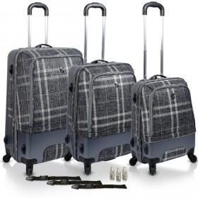 حقائب السفر هيز إيدنبرج اللون الرمادي الابيض