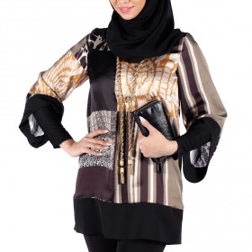 سيلفيا موري - رداء حريري مزخرف