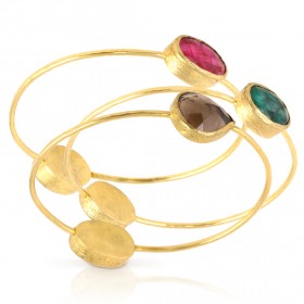 Mira Sadi - Cosmic Balance bangles 3 pcs 