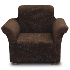 باولاتو – غطاء مايكرو فايبر لأريكة بمقعد واحد – اللون البني