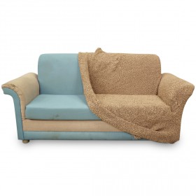 باولاتو – غطاء مايكرو فايبر لأريكة بثلاث مقاعد – اللون البيج