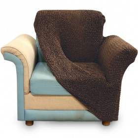 باولاتو – غطاء مايكرو فايبر لأريكة بمقعد واحد – اللون البني